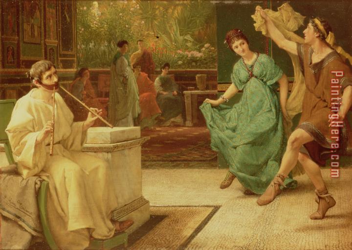 Sir Lawrence Alma-Tadema A Roman Dance